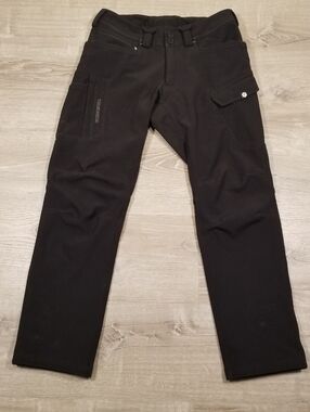 Truewerk Pants Mens Black T3 Werkpant Fleece Lined Cargo Utility Work 30x30